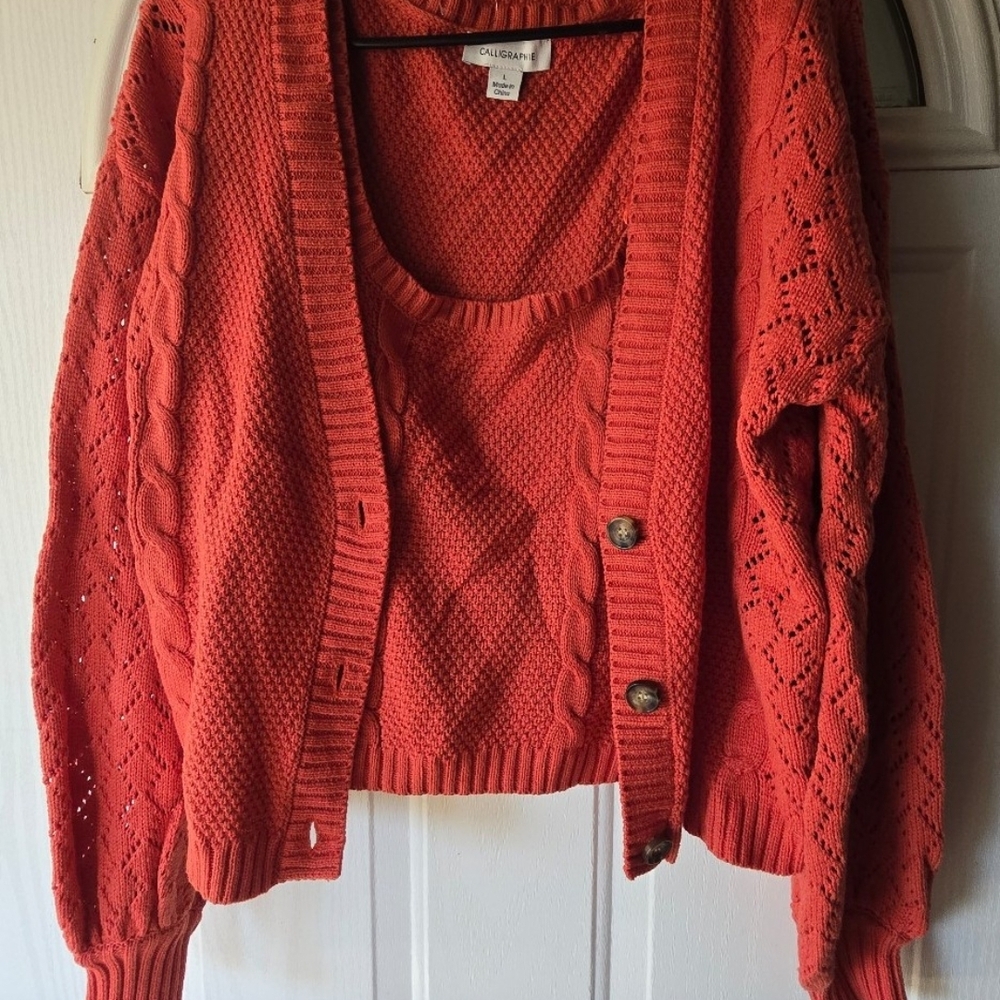 Calgan Women's Coral Cardigan Sweater
